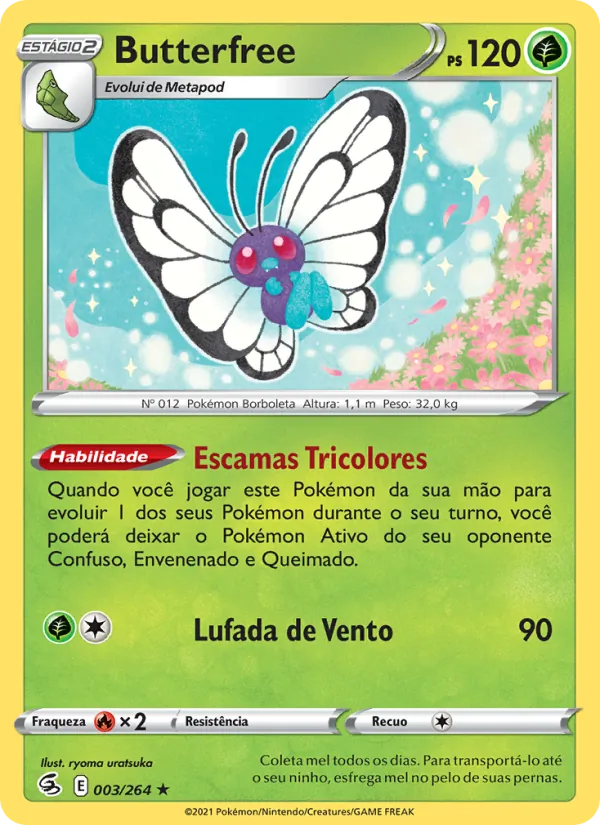 Butterfree Golpe Fusão 3/264