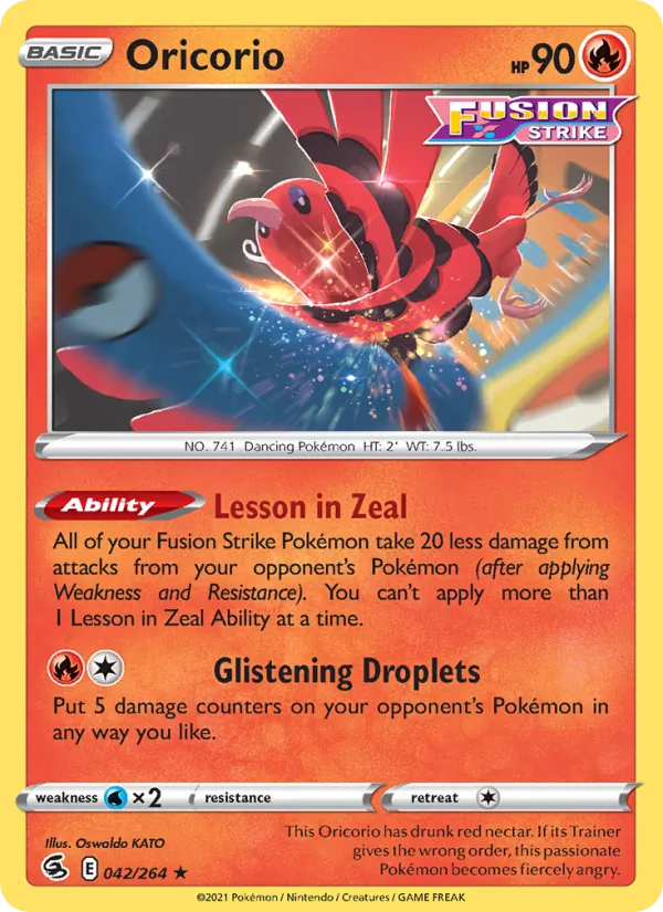 Oricorio Fusion Strike 42/264