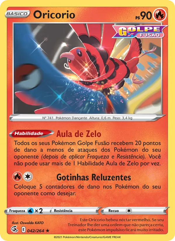 Oricorio Golpe Fusão 42/264
