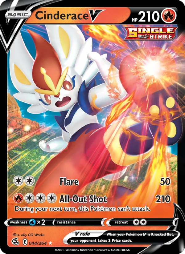 Cinderace V Fusion Strike 44/264