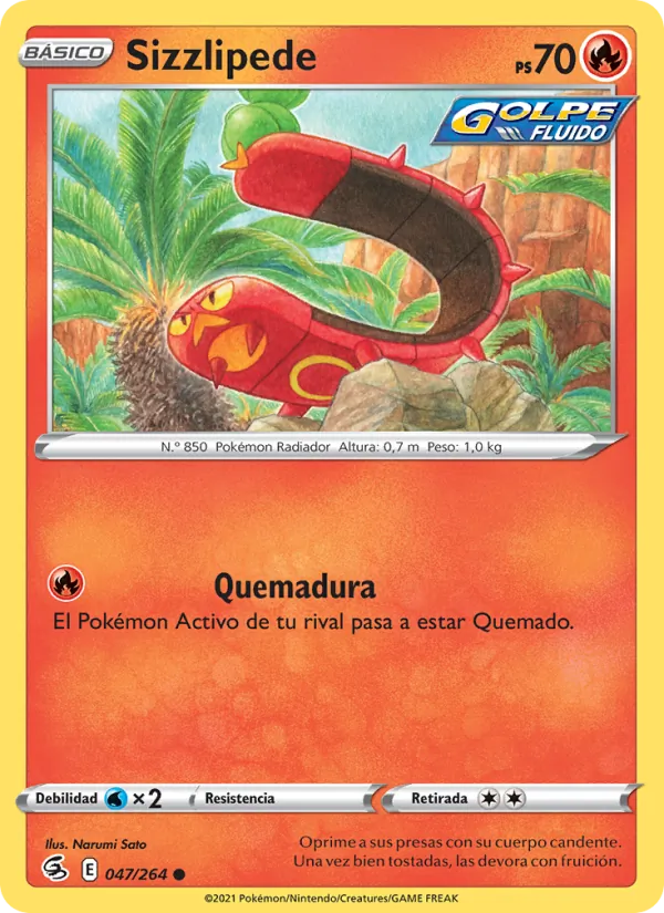 Sizzlipede Golpe Fusión 47/264