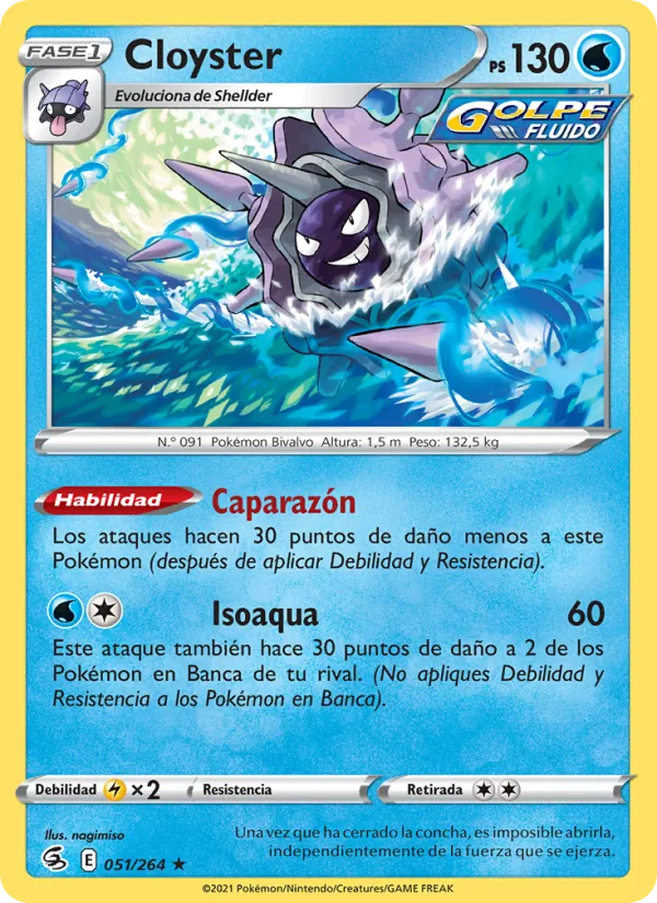 Cloyster Golpe Fusión 51/264