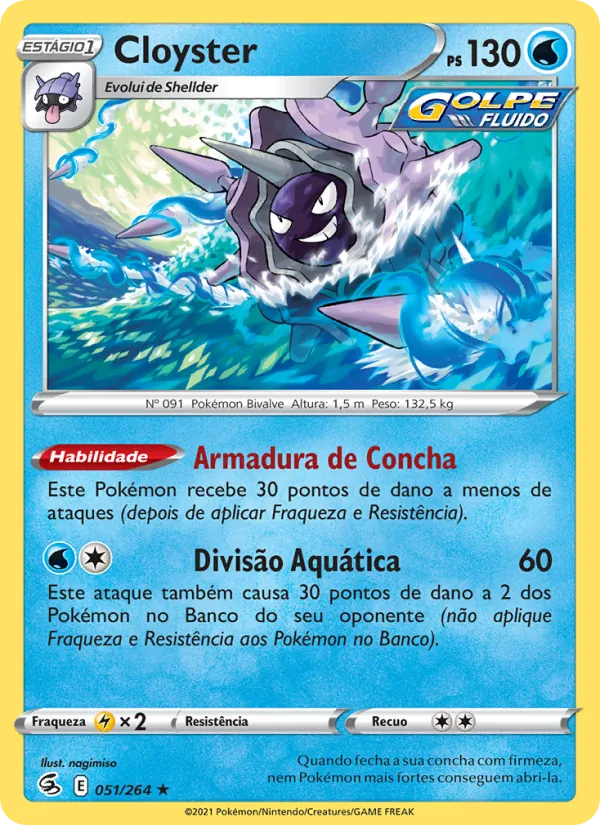 Cloyster Golpe Fusão 51/264