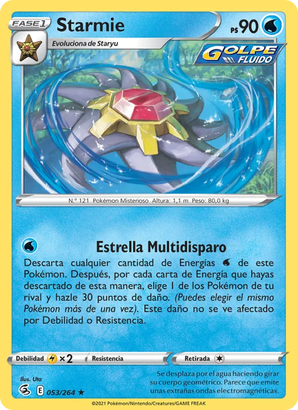 Starmie Golpe Fusión 53/264