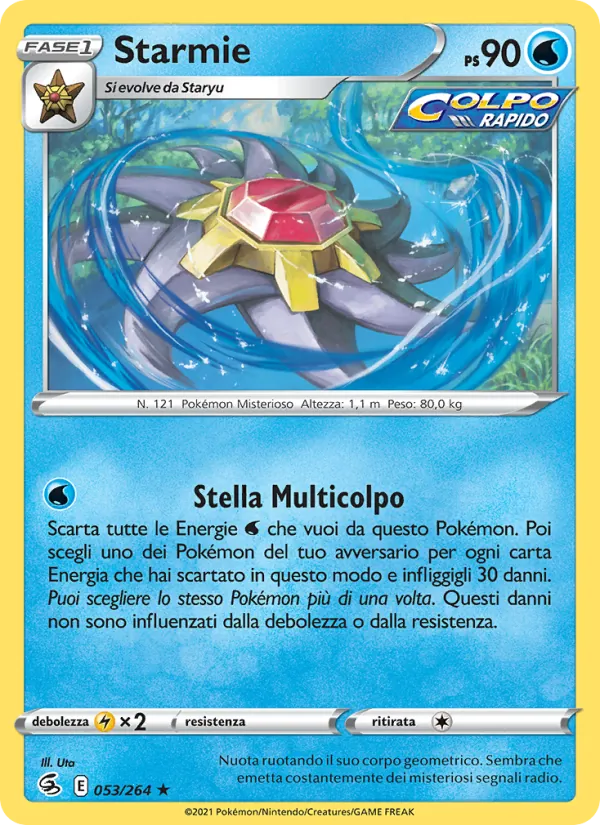Starmie Colpo Fusione 53/264