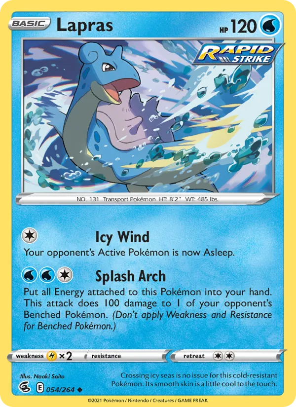 Lapras Fusion Strike 54/264