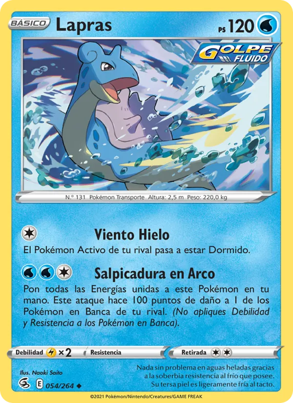Lapras Golpe Fusión 54/264