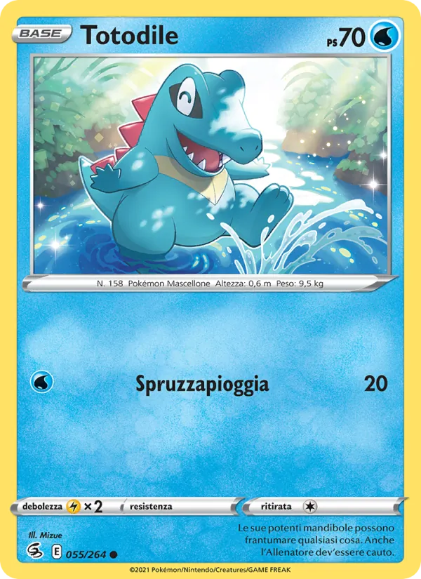 Totodile Colpo Fusione 55/264