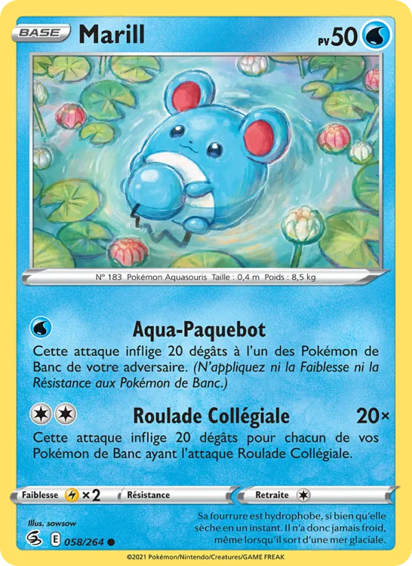 Marill Poing de Fusion 58/264