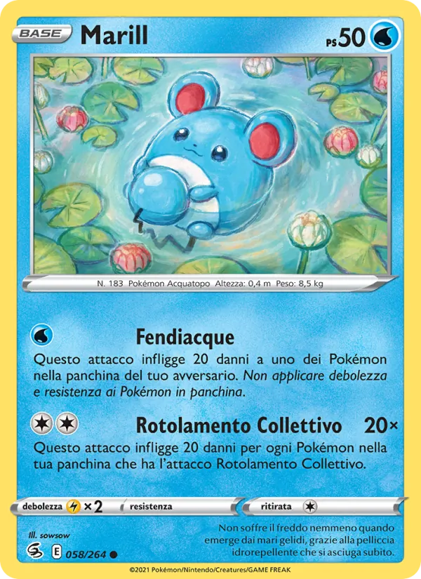 Marill Colpo Fusione 58/264