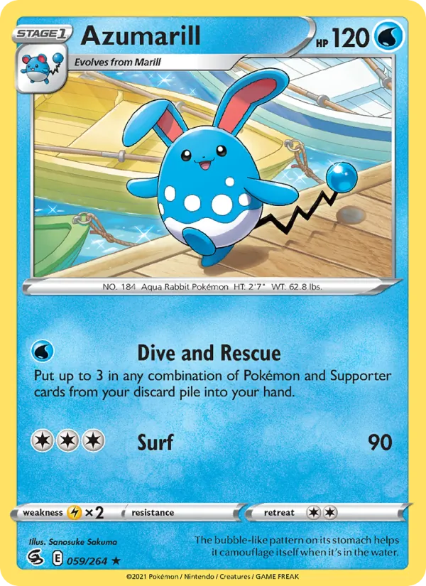 Azumarill Fusion Strike 59/264