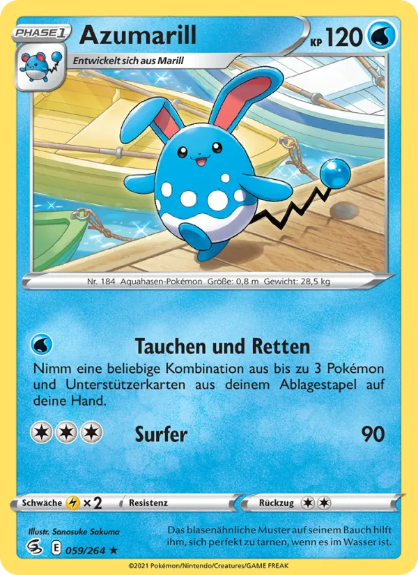 Azumarill Fusionsangriff 59/264