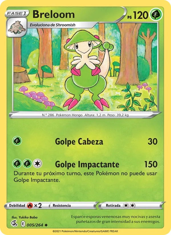 Breloom Golpe Fusión 5/264