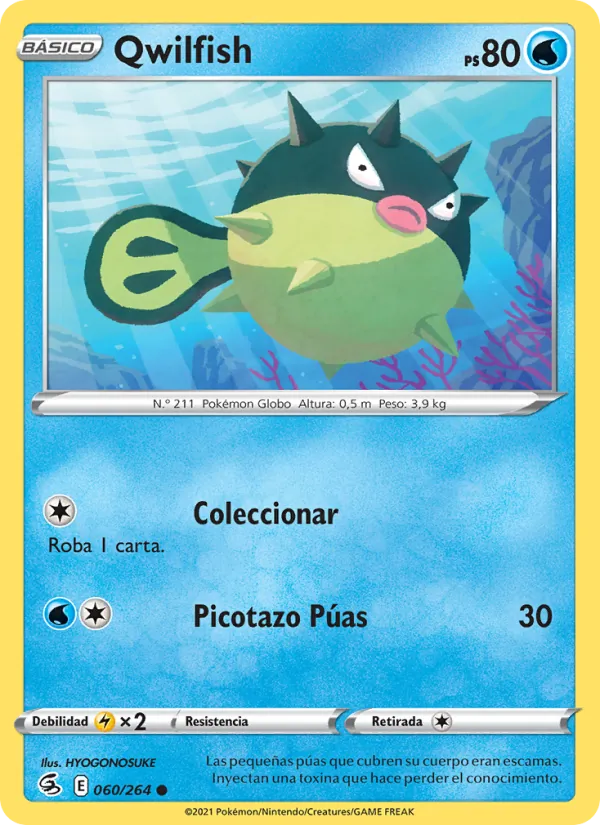 Qwilfish Golpe Fusión 60/264