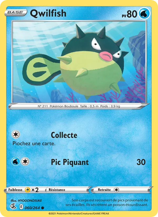 Qwilfish Poing de Fusion 60/264