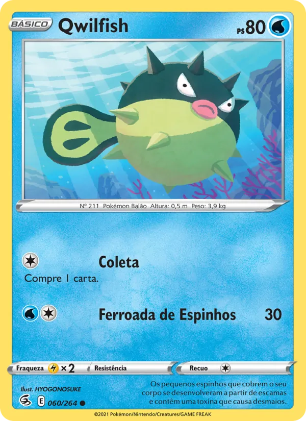 Qwilfish Golpe Fusão 60/264
