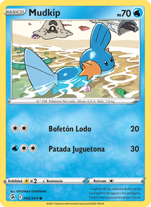 Mudkip Golpe Fusión 62/264