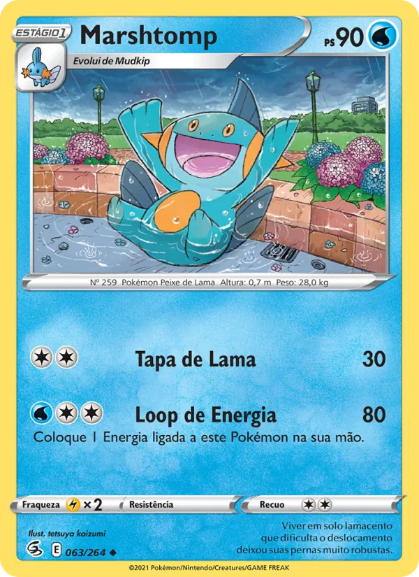 Marshtomp Golpe Fusão 63/264