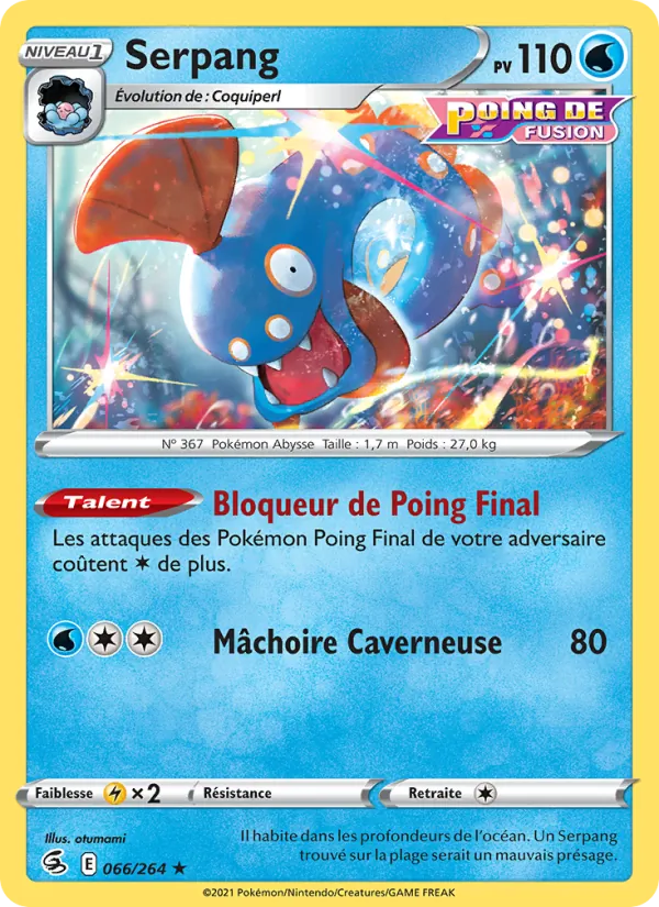 Serpang Poing de Fusion 66/264
