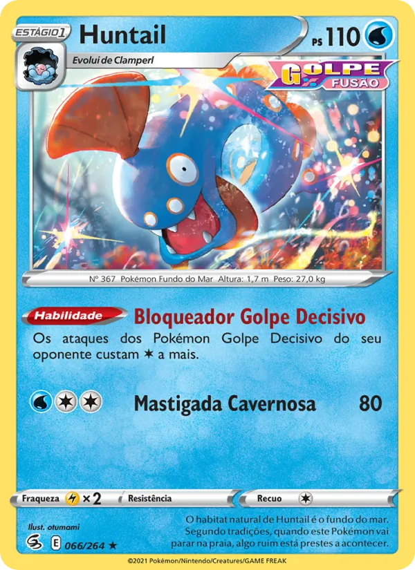 Huntail Golpe Fusão 66/264