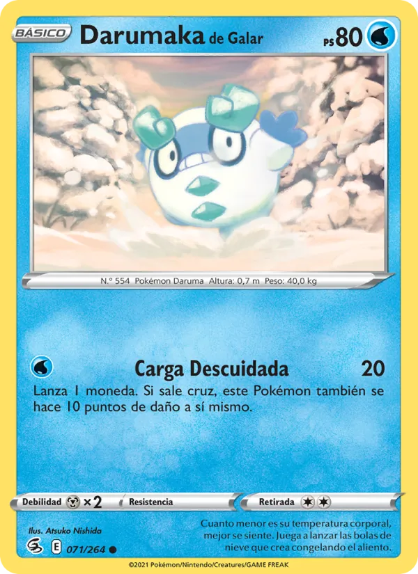 Darumaka de Galar Golpe Fusión 71/264