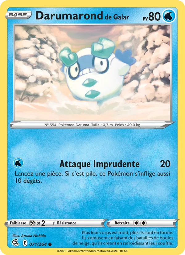 Darumarond de Galar Poing de Fusion 71/264