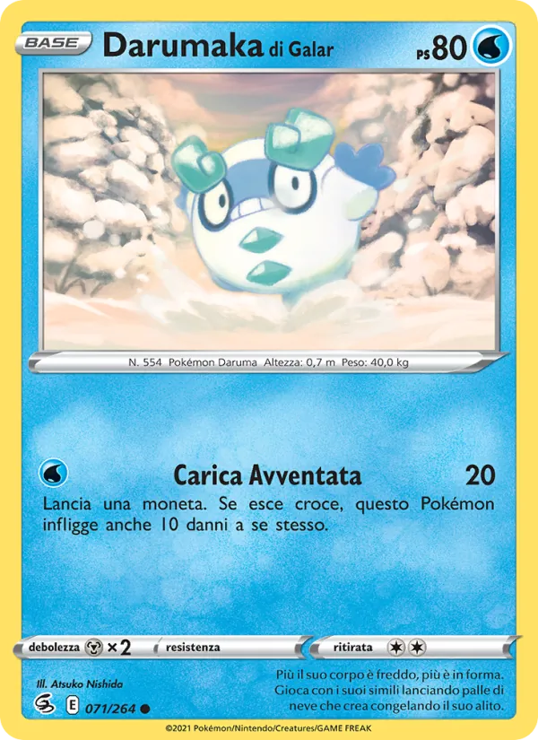 Darumaka di Galar Colpo Fusione 71/264