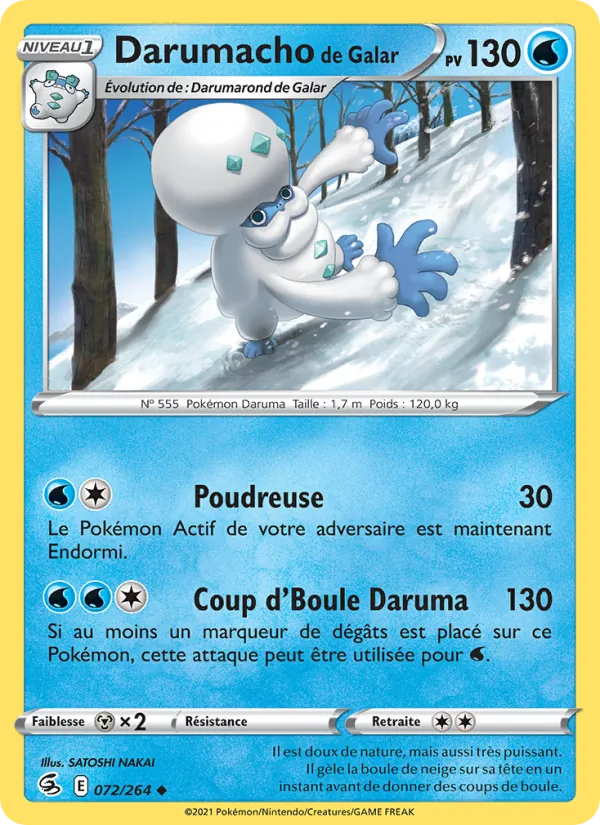 Darumacho de Galar Poing de Fusion 72/264