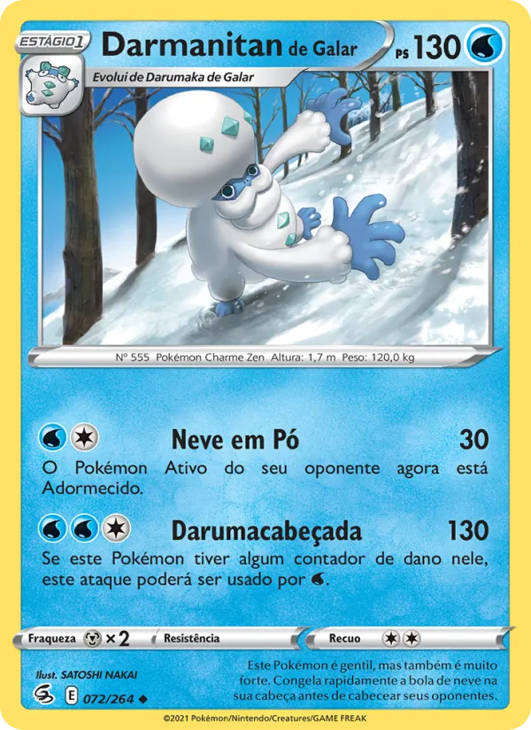 Darmanitan de Galar Golpe Fusão 72/264