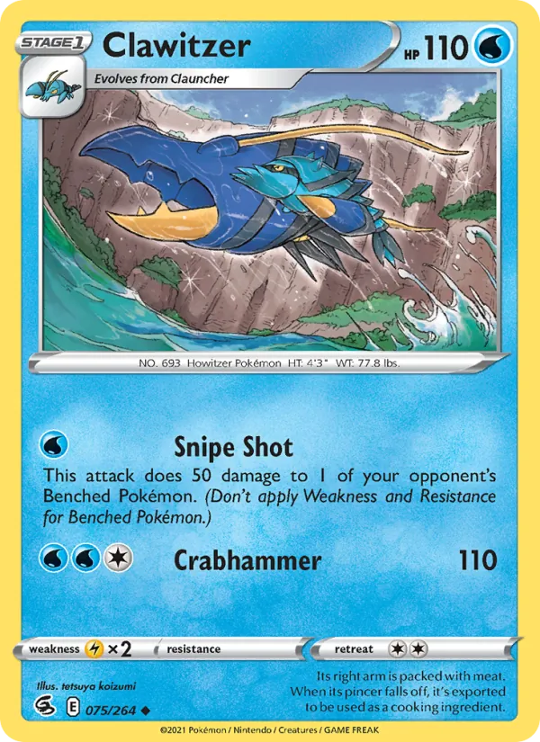 Clawitzer Fusion Strike 75/264