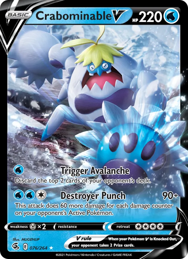 Crabominable V Fusion Strike 76/264