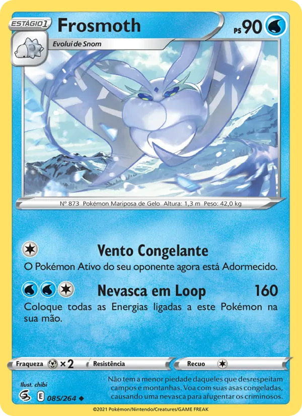 Frosmoth Golpe Fusão 85/264