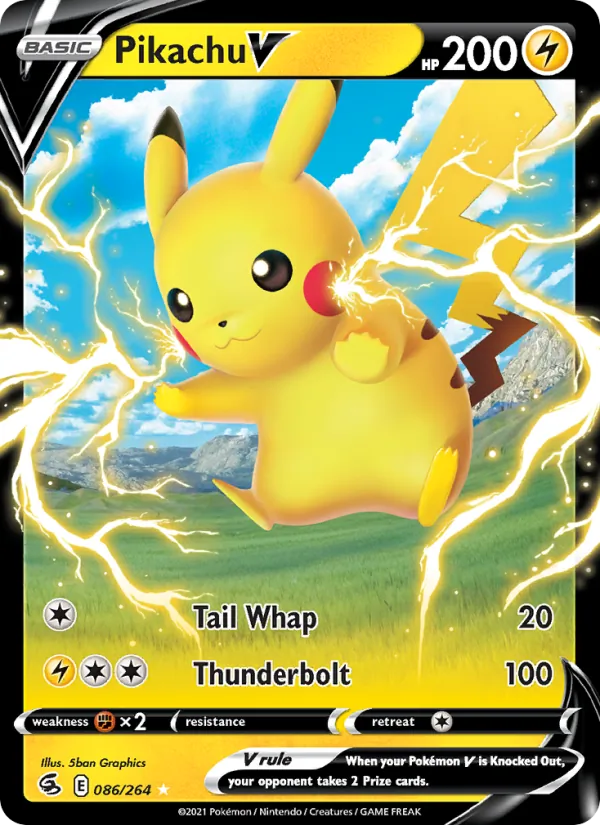 Pikachu V Fusion Strike 86/264