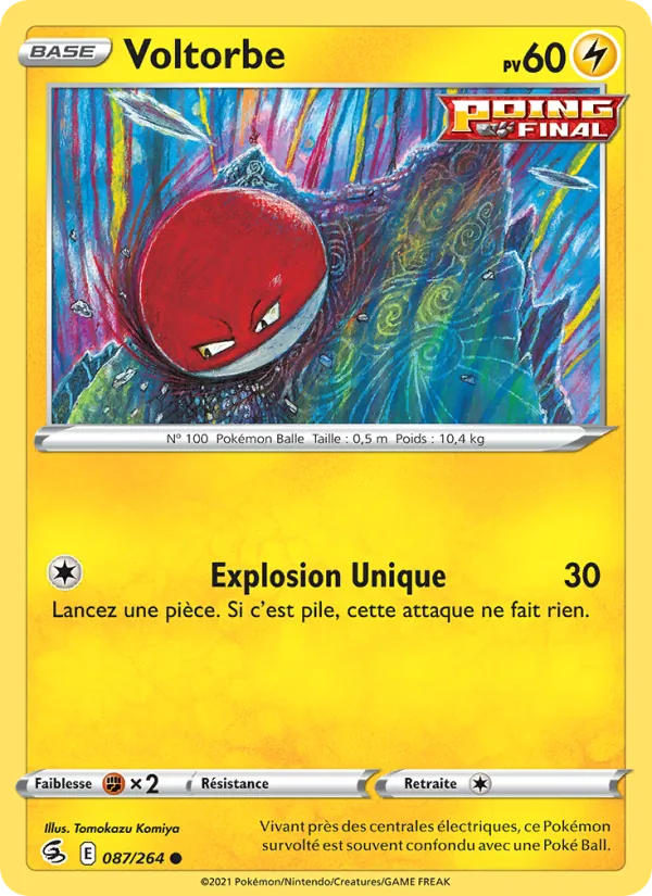 Voltorbe Poing de Fusion 87/264