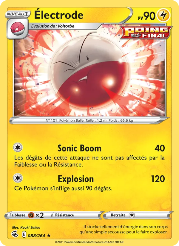 Électrode Poing de Fusion 88/264