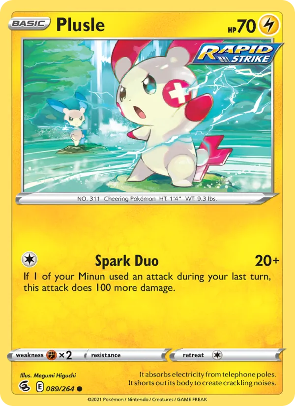 Plusle Fusion Strike 89/264