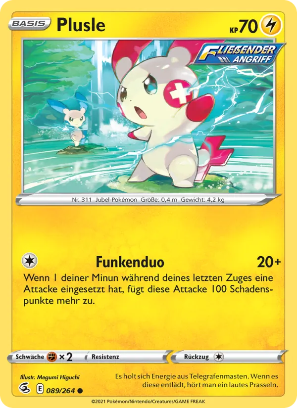 Plusle Fusionsangriff 89/264