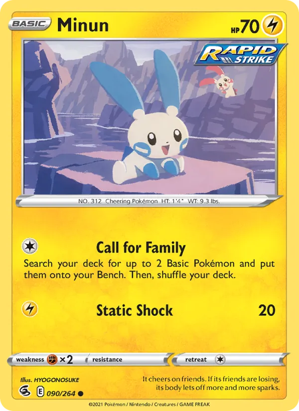 Minun Fusion Strike 90/264