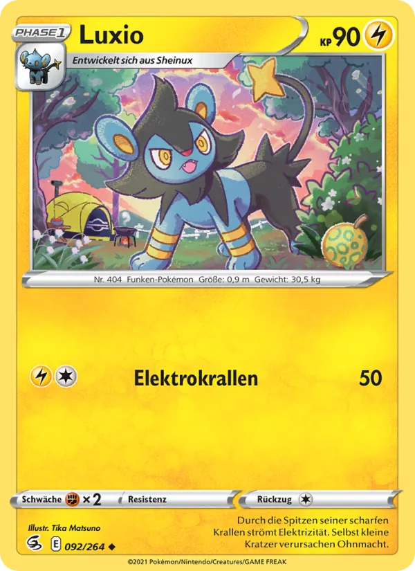 Luxio Fusionsangriff 92/264