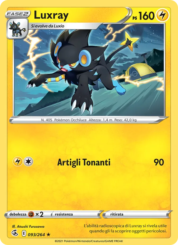 Luxray Colpo Fusione 93/264