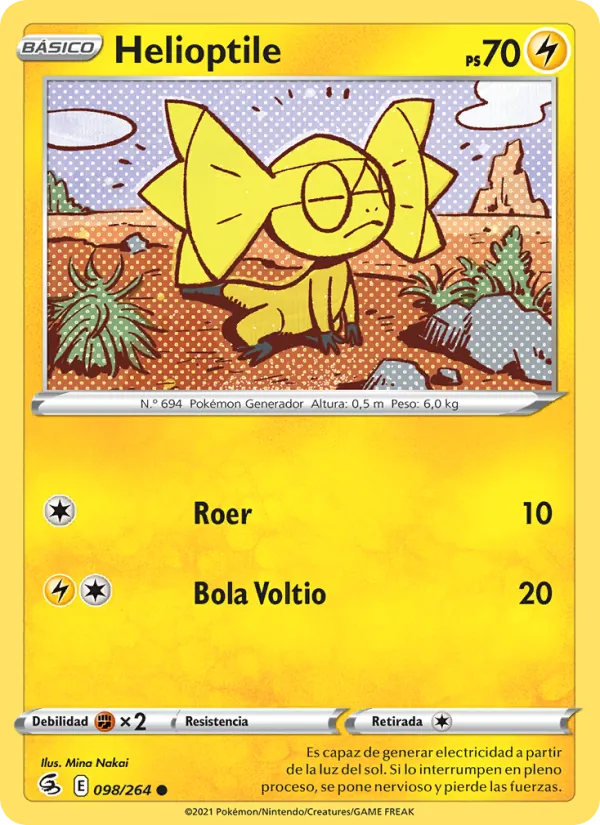 Helioptile Golpe Fusión 98/264