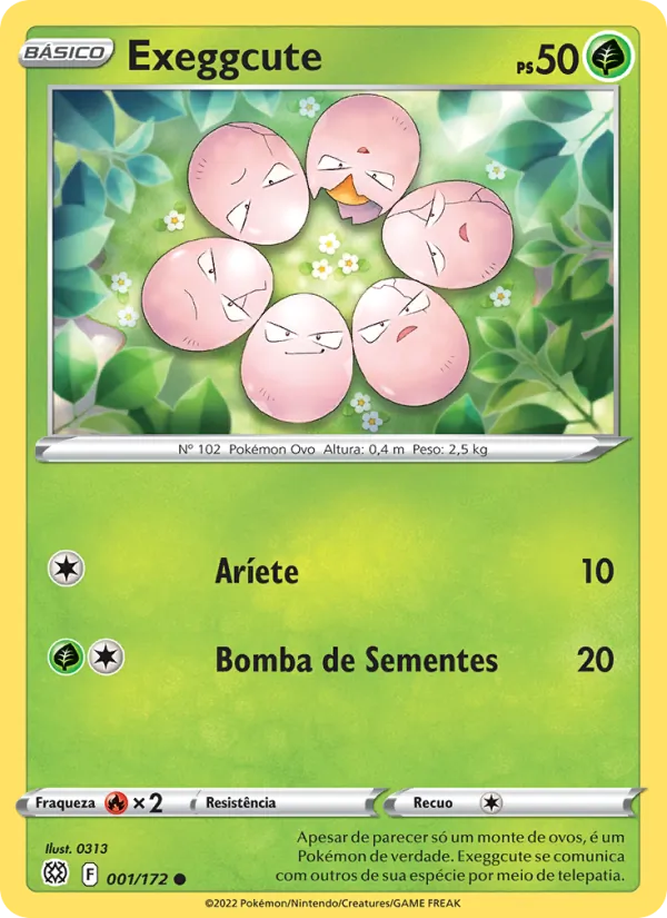 Exeggcute Astros Cintilantes 001/172