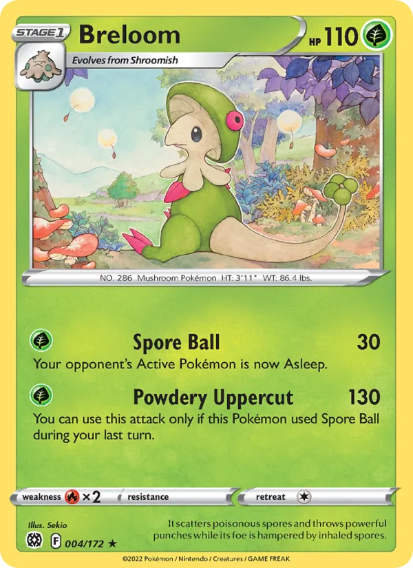 Breloom Brilliant Stars 004/172