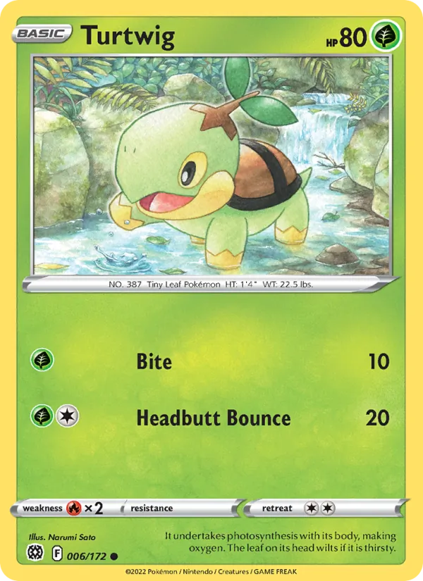 Turtwig Brilliant Stars 006/172