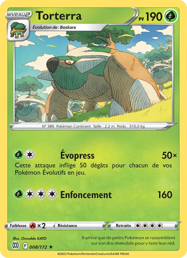 Torterra Stars Étincelantes 008/172