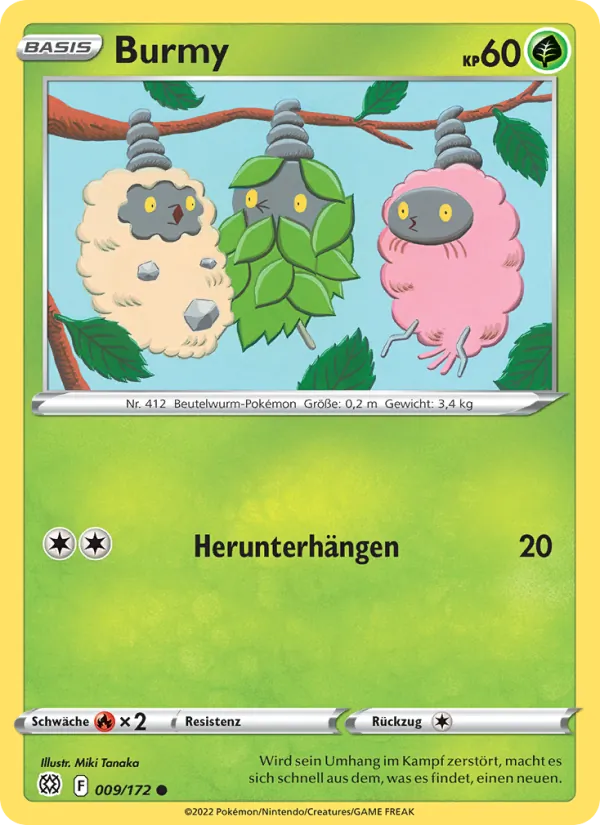 Burmy Strahlende Sterne 009/172