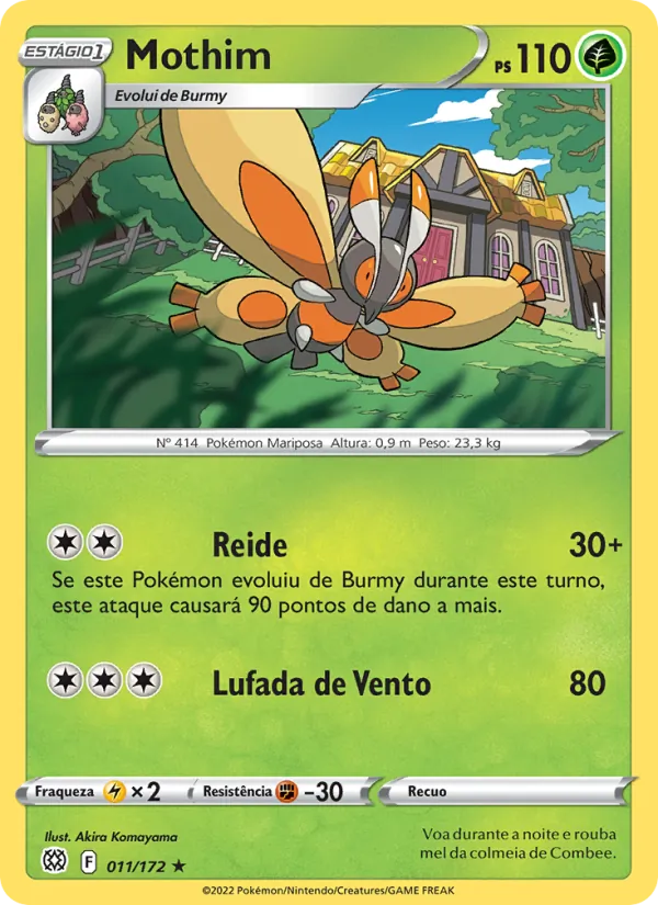Mothim Astros Cintilantes 011/172