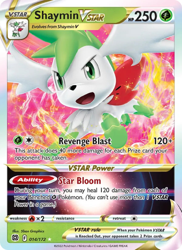 Shaymin VSTAR Brilliant Stars 014/172