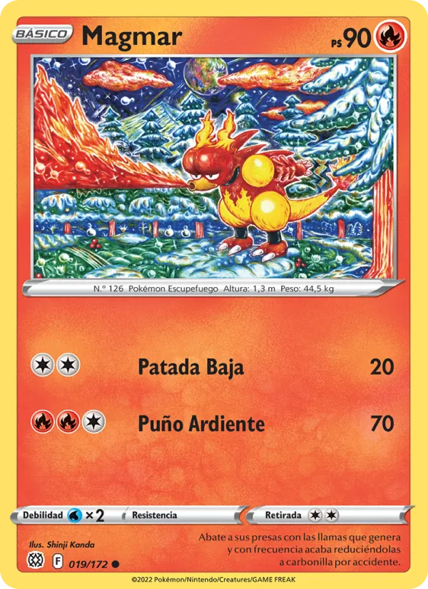 Magmar Astros Brillantes 019/172