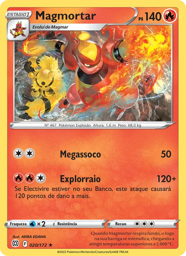 Magmortar Astros Cintilantes 020/172